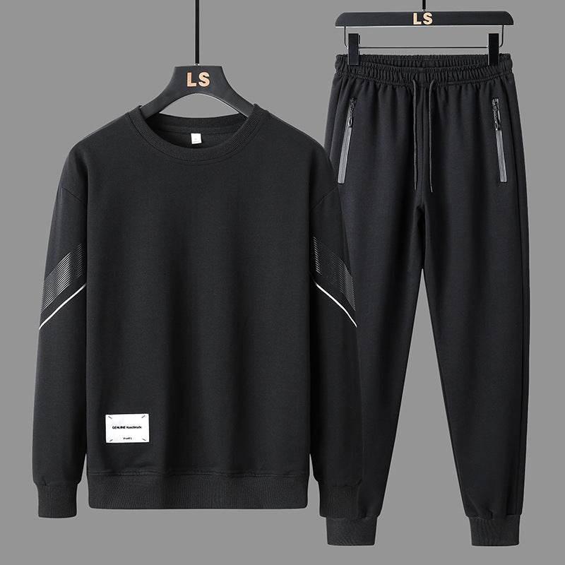 Buycenter Men's Casual Round Neck Sweater Pants - Comfort Fit Outfit - Buy Center US