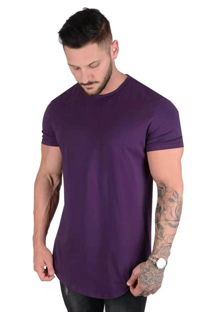 Men's Casual Sports T-Shirt - Short Sleeve Cotton Fitness Tee - Buy Center US