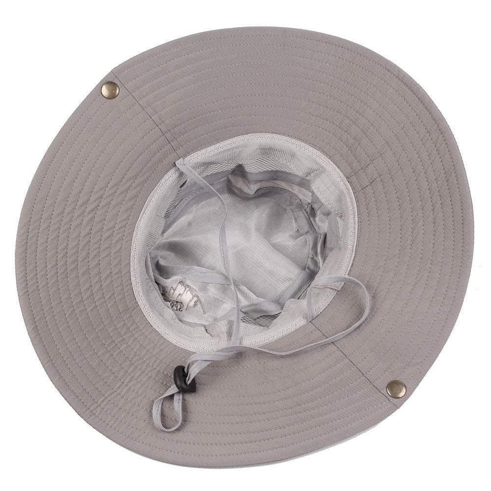 Men's Cotton Outdoor Sunshade Hat - Waterproof, Windproof, Bucket Style - Buy Center US