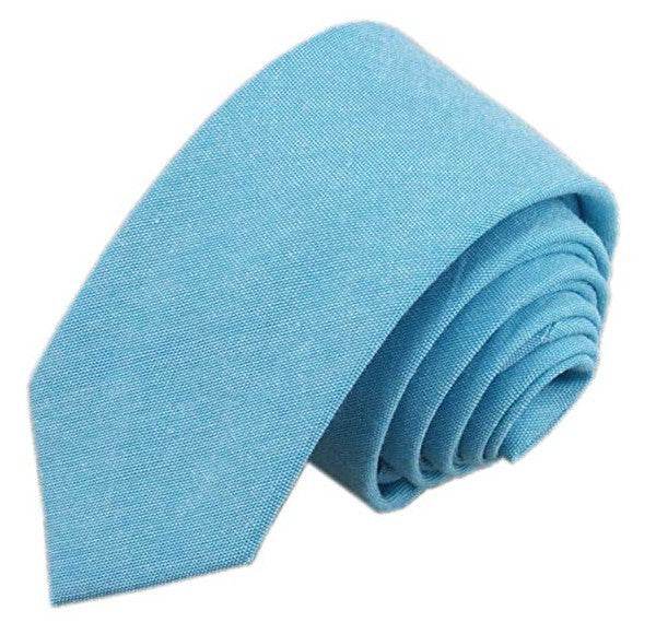 Buycenter 6cm Men's Casual Solid Color Cotton and Linen Bow Tie - Buy Center US