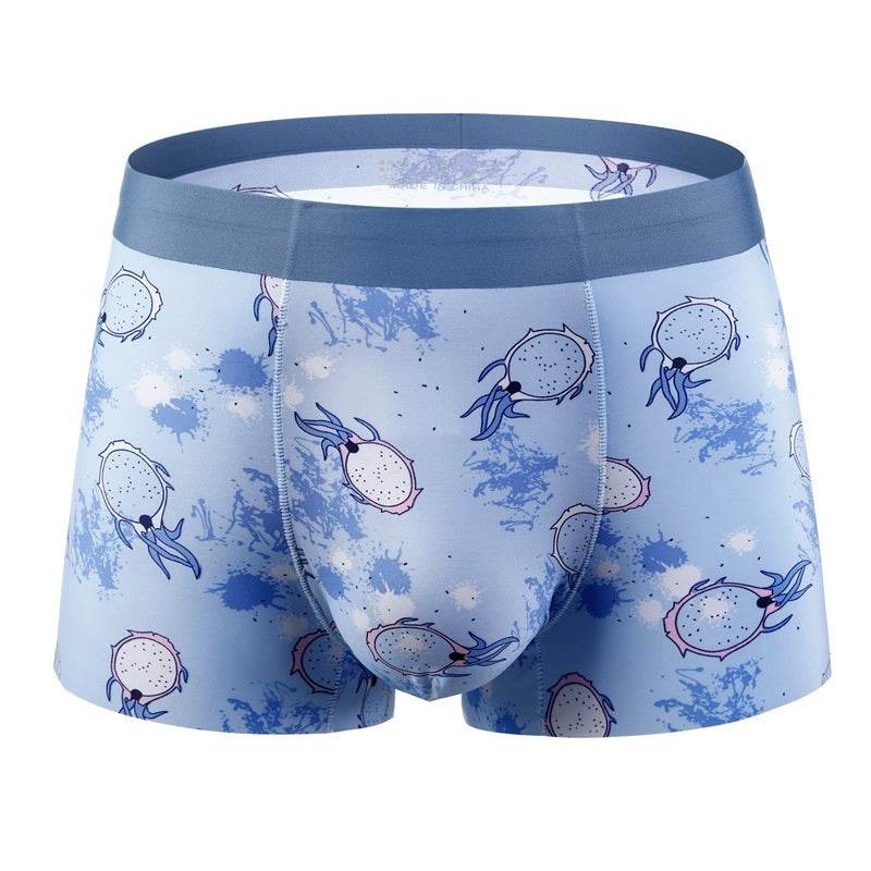 Buycenter Men's Honeycomb U Convex Boxer Briefs - Ice Silk Seamless Design - Buy Center US