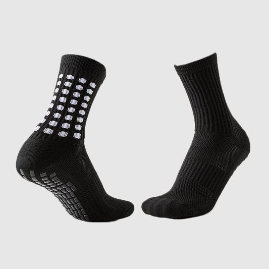 Solid Color Non-Slip Football Socks - Shock-Absorbing and Wear-Resistant - Buy Center US