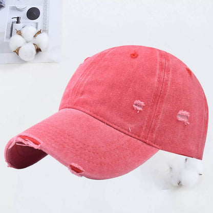 Adjustable Washed Baseball Cap - Embroidered & Printed for All Seasons - Buy Center US