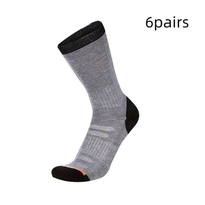 Buycenter Men's Mid-Calf Socks - Cozy Solid Color for Autumn & Winter - Buy Center US