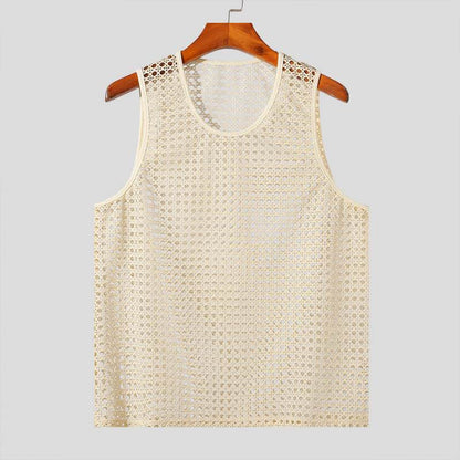 Hollow Fitness Sleeveless T-shirt - Lightweight Summer Style for All Sizes - Buy Center US