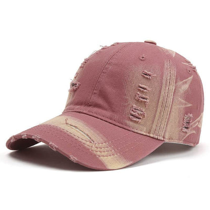 Trendy Washed Denim Baseball Cap for Spring & Summer – Unisex Style - Buy Center US