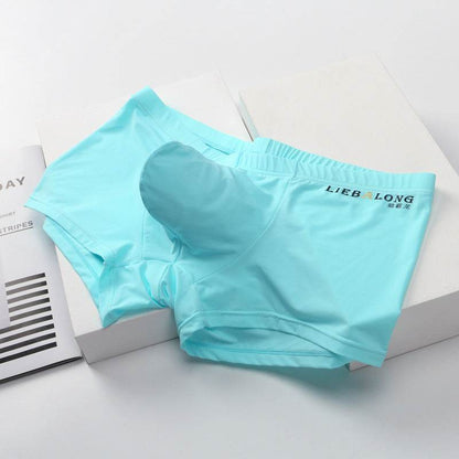 Buycenter Men's Ice Silk Underwear - Double-Layer U Convex Design - Buy Center US
