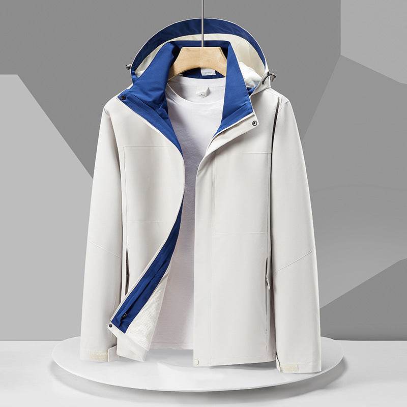 Buycenter Men's Color Blocked Sports Jacket - Waterproof & Breathable Design - Buy Center US