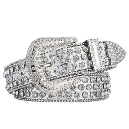 Buycenter Men Women Alloy Belt - Punk Rock Rivet Design, Multiple Colors - Buy Center US