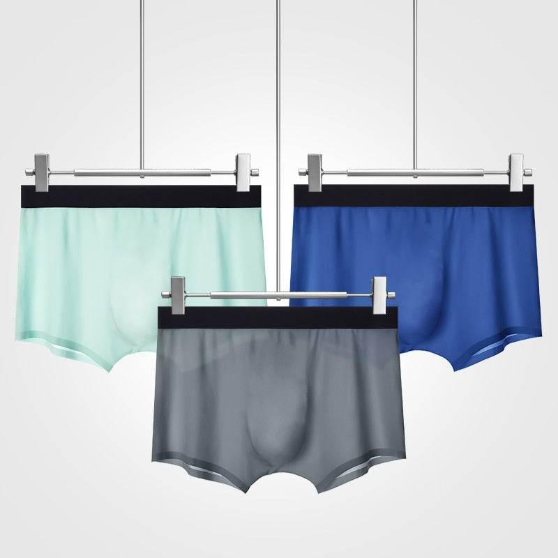 Buycenter Men's Seamless Boxers - Ultra-thin and Breathable Underwear - Buy Center US