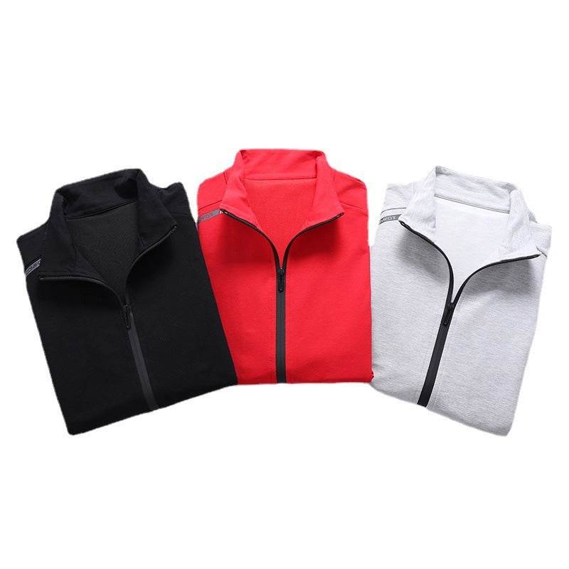 Buycenter Spring & Autumn Two-Piece Jacket Trousers Set - Available in 3 Colors - Buy Center US