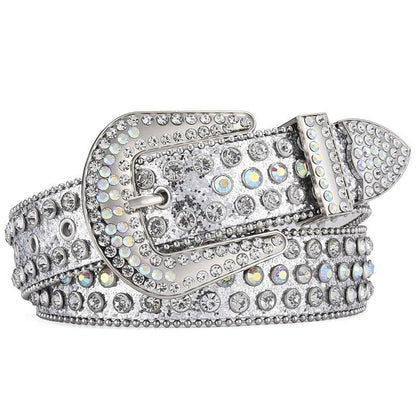 Buycenter Men Women Alloy Belt - Punk Rock Rivet Design, Multiple Colors - Buy Center US