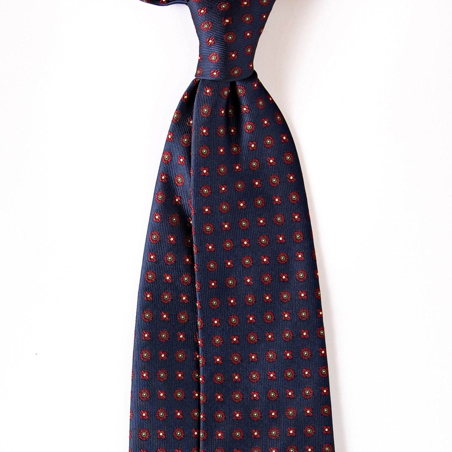 Buycenter Vintage Style Men's Tie - Jacquard Silk, 9cm Wide Design - Buy Center US