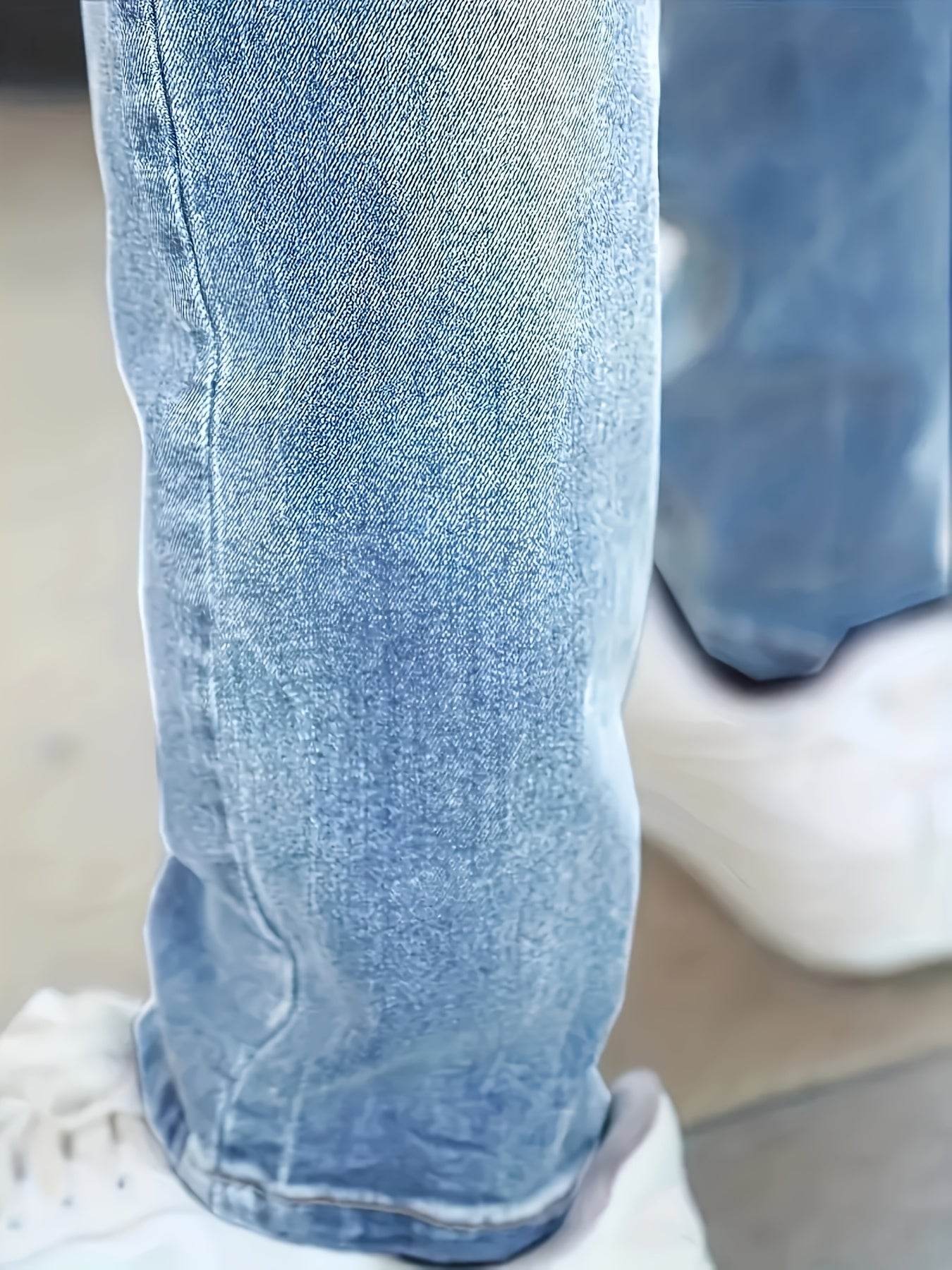 Men's Slim Fit Stretch Denim Jeans - Comfortable & Durable All-Season Wear - Buy Center US