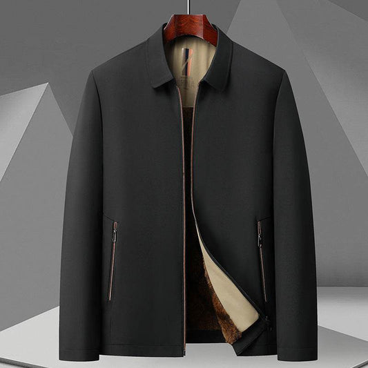 Buycenter Men's Fleece Padded Jacket - Stylish Leisurewear for Fall/Winter - Buy Center US