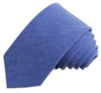 Buycenter 6cm Men's Casual Solid Color Cotton and Linen Bow Tie - Buy Center US