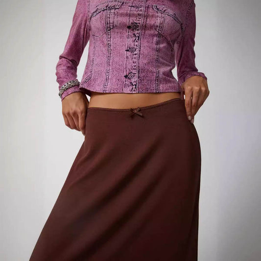 Commuter Half Length Lace Dress - Elegant Solid Color Options - Buy Center US