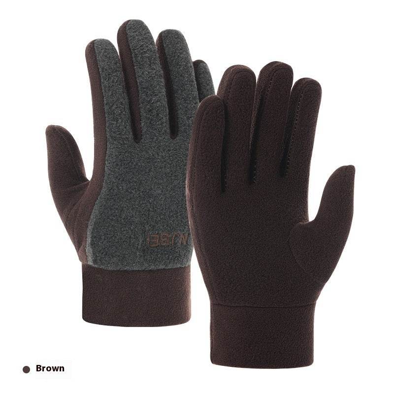Warm Polar Fleece Gloves - Stylish & Thick for Winter Riding - Buy Center US