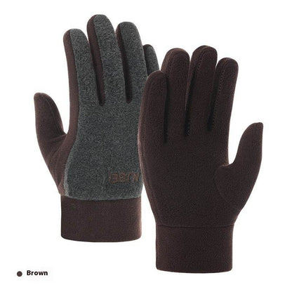 Warm Polar Fleece Gloves - Stylish & Thick for Winter Riding - Buy Center US
