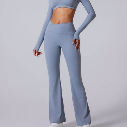 Women's High Waist Cross Shaping Yoga Pants - Breathable Nylon Trousers - Buy Center US