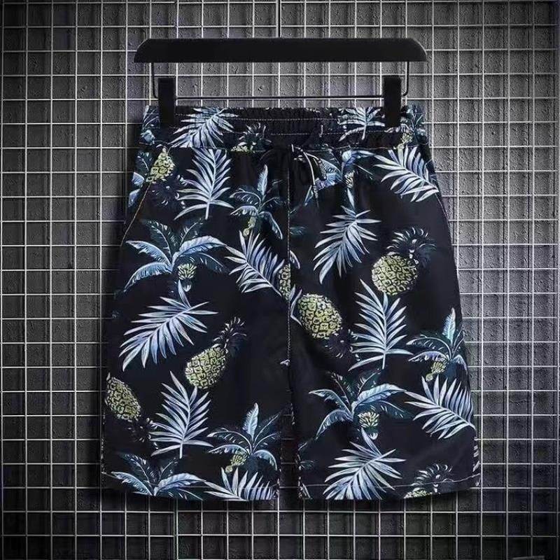 Buycenter Men's Hawaiian Beach Suit - Loose Quick-Dry Short Sleeve Shirt - Buy Center US