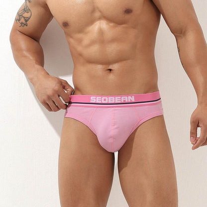 Buycenter Men's Triangle Underwear - Low Waist Cotton Briefs for All Seasons - Buy Center US