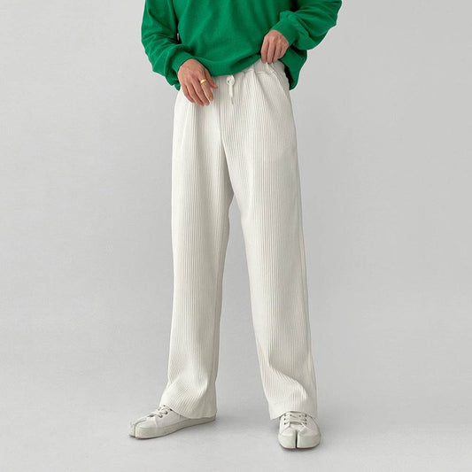 Wide Leg Casual Sports Trousers for Men - Comfortable & Stylish Fit - Buy Center US