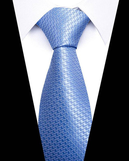 Buycenter 8cm Striped Tie - High-Quality Polyester for Professional Styling - Buy Center US