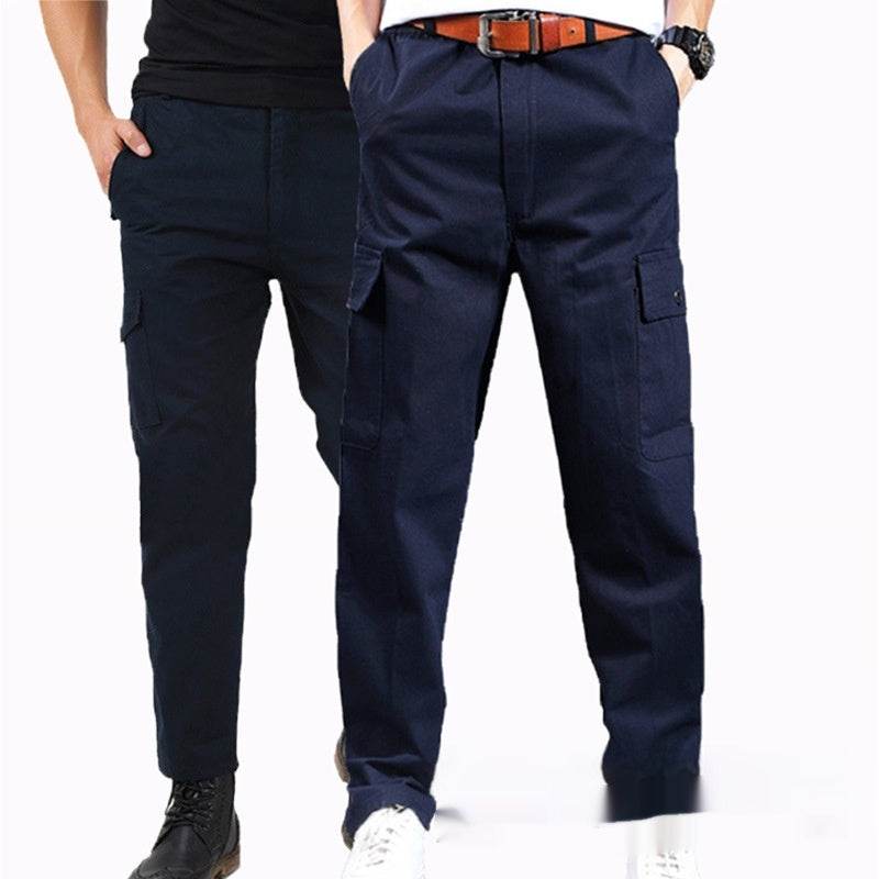 Men's Casual Pants - Comfortable Mid-Waist Trousers for Every Season - Buy Center US
