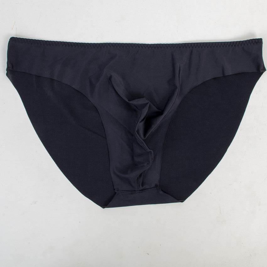 Buycenter Men's Ice Silk Briefs - Transparent Low Waist Underwear - Buy Center US