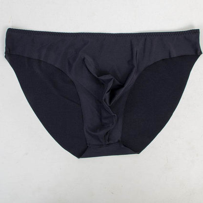 Buycenter Men's Ice Silk Briefs - Transparent Low Waist Underwear - Buy Center US