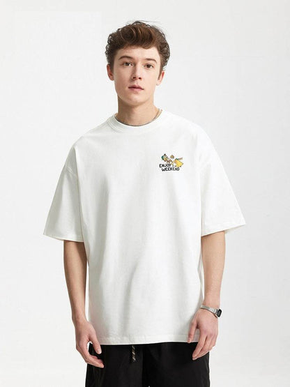 Outdoor Camping Printed T-Shirt - Loose Fit, Short Sleeve, Summer Style - Buy Center US