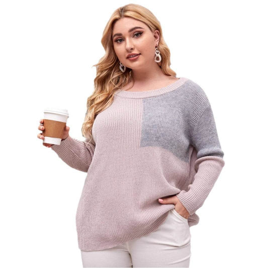Plus Size Women's Sweater - Distressed Loose Fit, Available in 1XL to 4XL - Buy Center US
