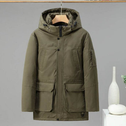 Buycenter Men's Cotton-padded Outdoor Jacket - Winter Leisure Wear - Buy Center US