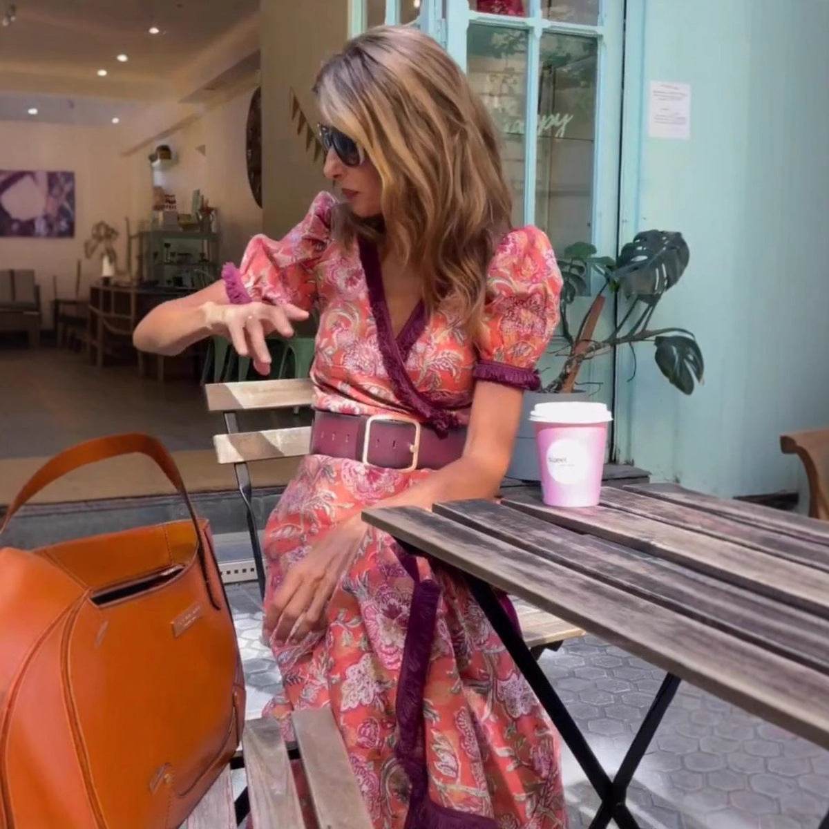 Elegant Women's Holiday Long Dress - High Waist, Mid-Length Skirt - Buy Center US