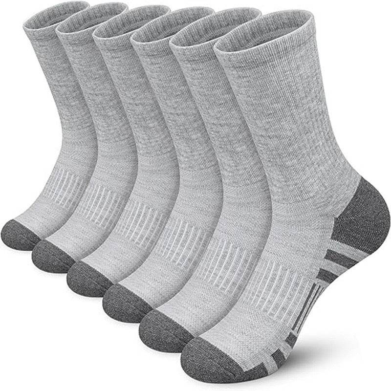 Buycenter Plus Size Color Matching Athletic Socks - Comfortable Mid Tube Design - Buy Center US