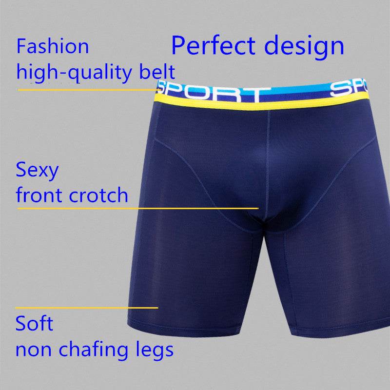 Buycenter Anti-Wear Ice Silk Running Underwear - Quick Dry, Breathable Fabric - Buy Center US