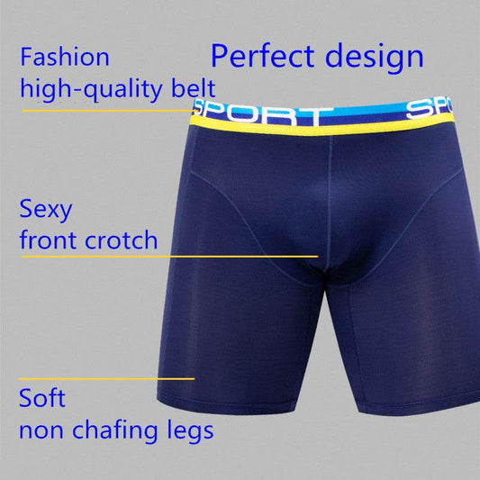 Buycenter Anti-Wear Ice Silk Running Underwear - Quick Dry, Breathable Fabric - Buy Center US