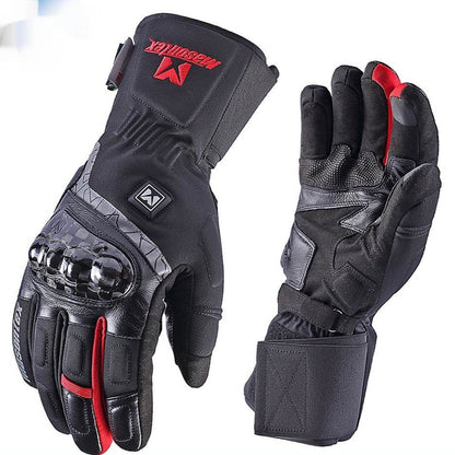 Buycenter Electric Car Motorcycle Heating Gloves - Warm Leather, Unisex Fit - Buy Center US