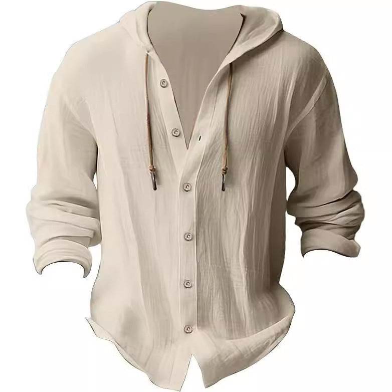 Buycenter Men's Casual Long-Sleeved Top - Stylish Cardigan in Various Colors - Buy Center US