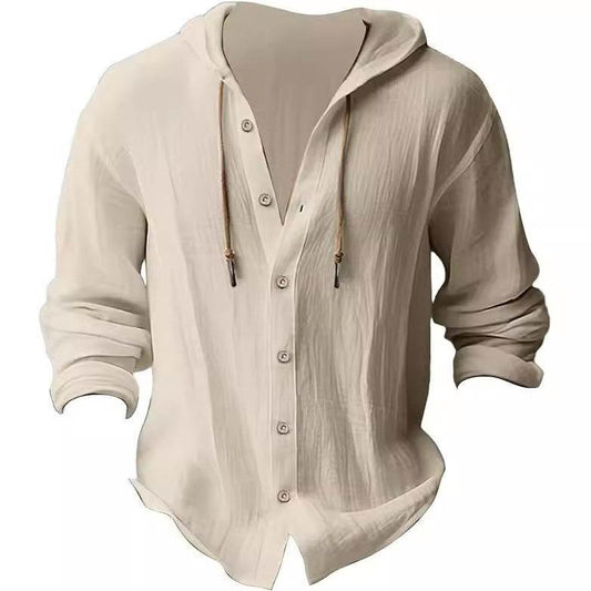 Buycenter Men's Casual Long-Sleeved Top - Stylish Cardigan in Various Colors - Buy Center US