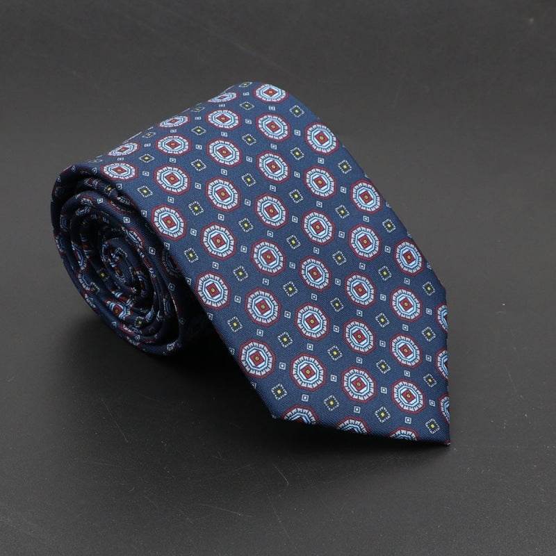 Buycenter Super Soft Silk Ties - 75mm Bohemian Necktie for Men - Buy Center US