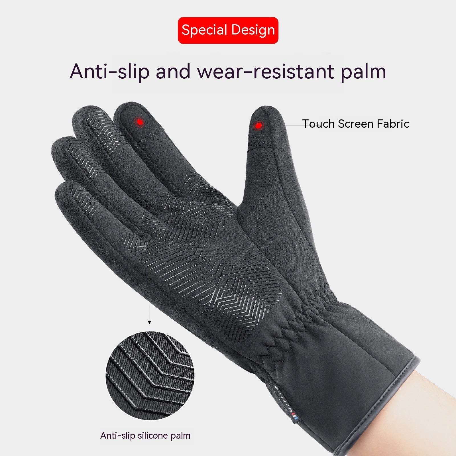 Buycenter Waterproof Winter Gloves - Touch Screen, Windproof & Warm - Buy Center US