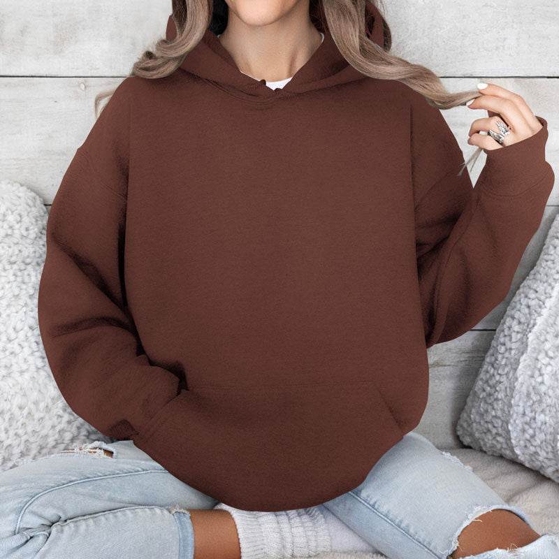Women's Loose Hooded Multi-color Sweater - Stylish Pullover in S-XL - Buy Center US