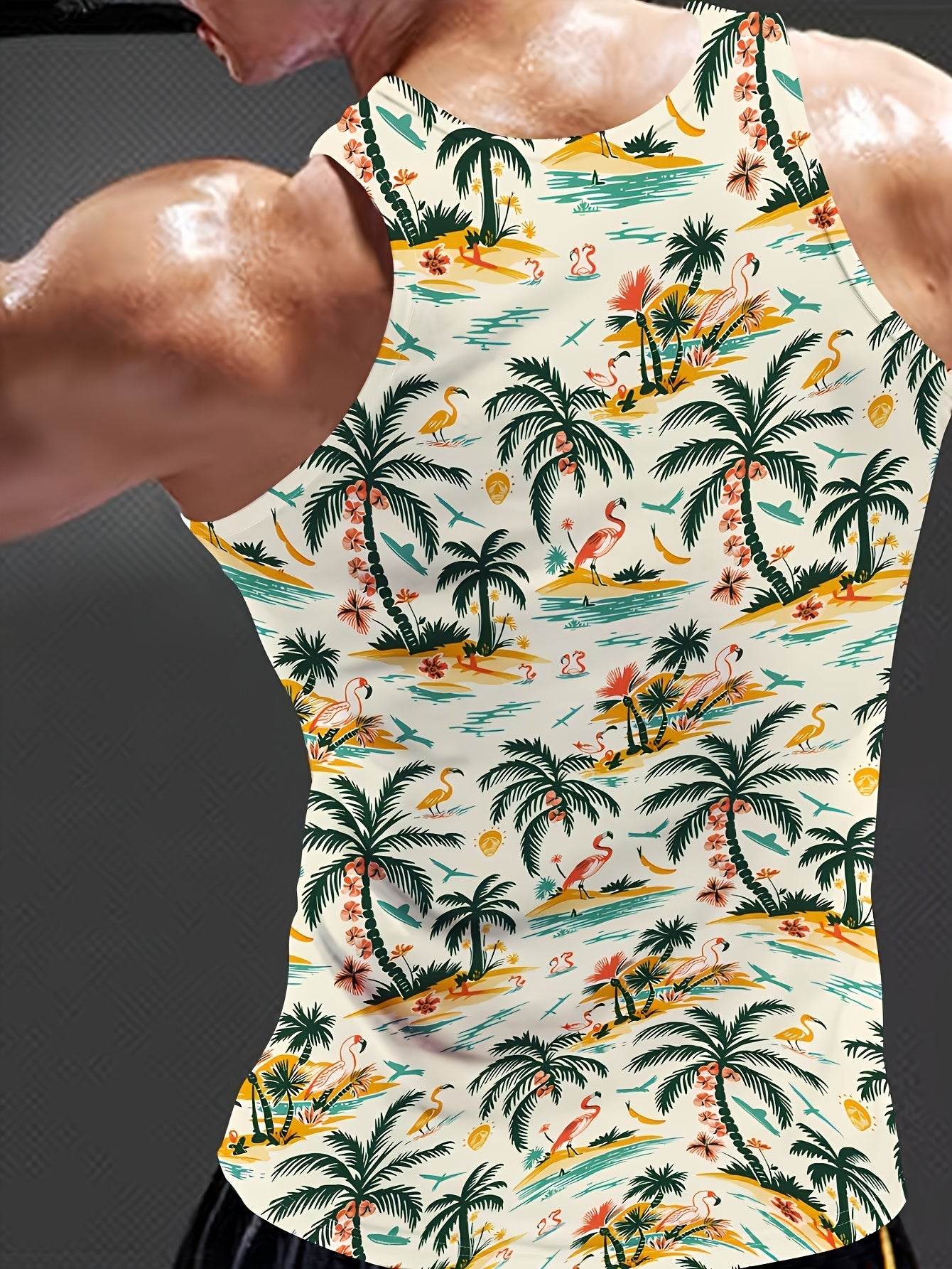 Trendy Men's Casual Tie-Dye Tank Top - Comfortable Summer Fashion - Buy Center US