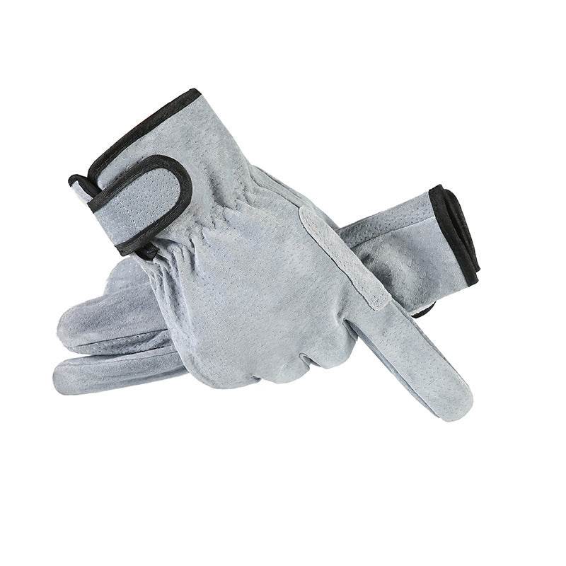 Buycenter Short Arc-Welder's Gloves - Leather Labor Protection Gear - Buy Center US