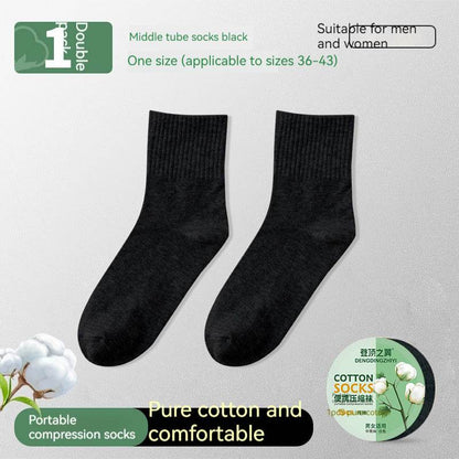 Buycenter Cotton Compression Socks - Breathable & Sweat-Absorbent Summer Wear - Buy Center US