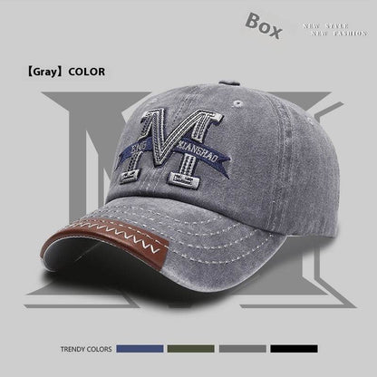 Retro Cotton Peaked Cap for Men and Women - Stylish Outdoor Sun Hat - Buy Center US