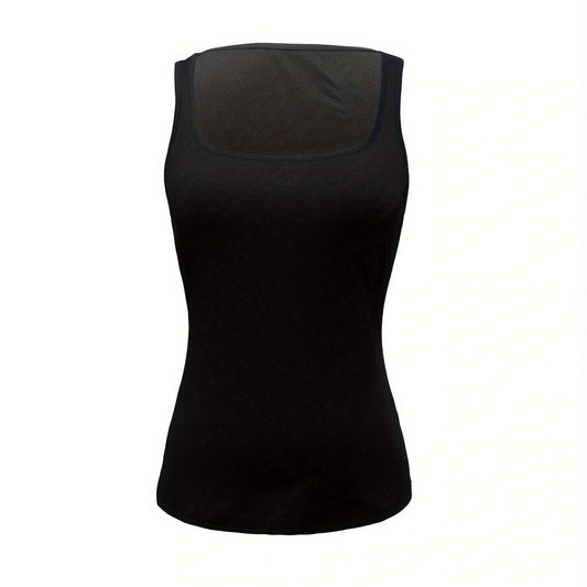 Women's Sweetheart Sleeveless Vest - Slim Fit Casual Top for Summer - Buy Center US