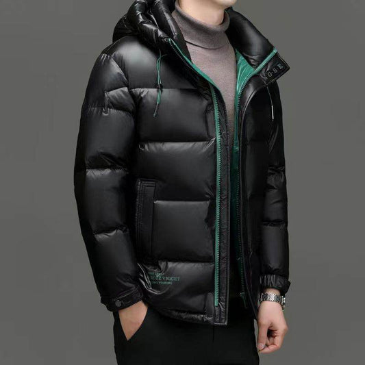 Buycenter Men's Winter Down Jacket - Cold-Proof Graphene Hooded Style - Buy Center US
